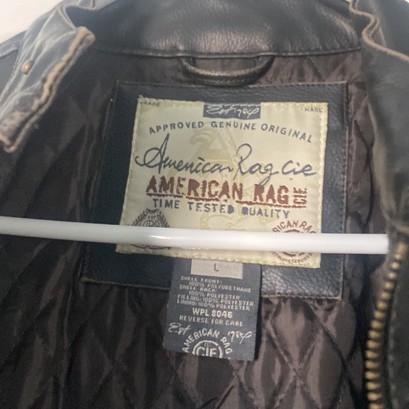 SLEEK Clean Biker Jacket [FITS LIKE MEDUIM] - Picture 4 of 8